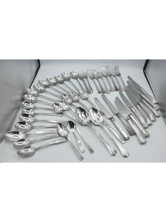 Mixed Lots Other - 45 Piece (Some Vintage) Craft Silverplate and Stainless Steel Flatware Mixed Lot